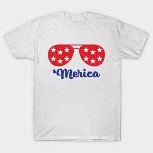 'Merica Vintage Sunglasses T-Shirt